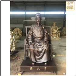 蕭大亨古代人物銅雕塑發貨