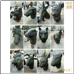 十二生肖銅雕塑廠家制作